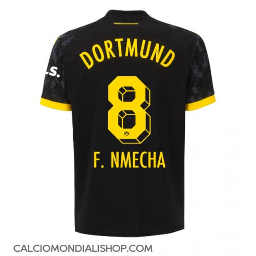 Maglie da calcio Borussia Dortmund Felix Nmecha #8 Seconda Maglia 2023-24 Manica Corta
